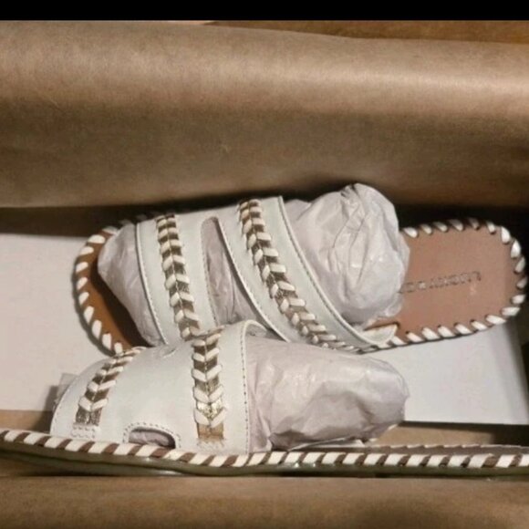 Lucky Brand Women's Zanora Flat Sandal Size 5.5 New In Box - Picture 2 of 3